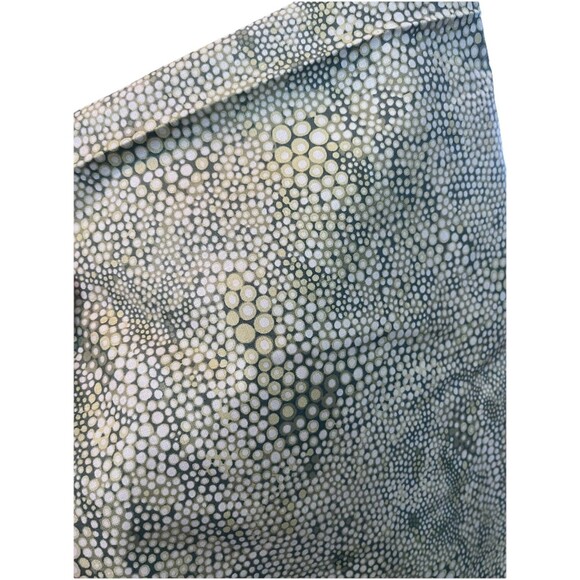 Pierre Deux Fabric Remnant Green "Galuchat" Collection Made in France - Picture 3 of 4